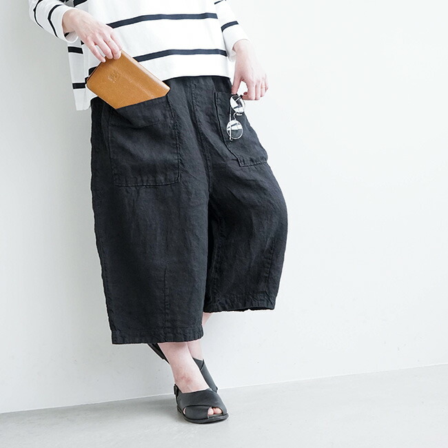 楽天市場】[TB21242]tumugu(ツムグ) 別注色あり ソリトリネン8分丈