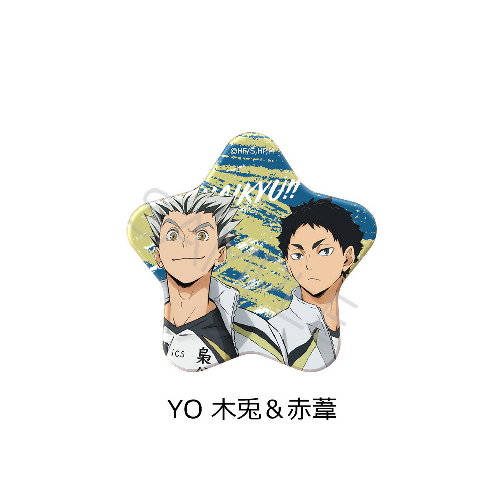 ハイキュー バラエティバック 日向翔陽 影山飛雄 及川徹 缶バッジ 2021