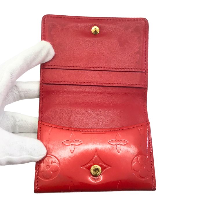 LOUIS VUITTON モノグラム ヴェルニ ラドロー コインケース 中古