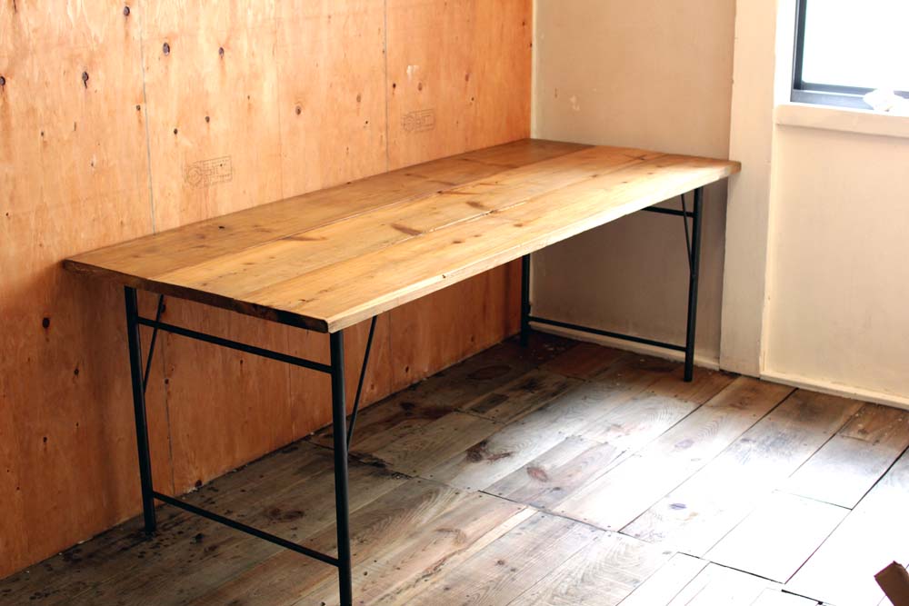 楽天市場】【鉄脚】アイアンテーブル脚 A型 （黒皮鉄ワックス仕上げ