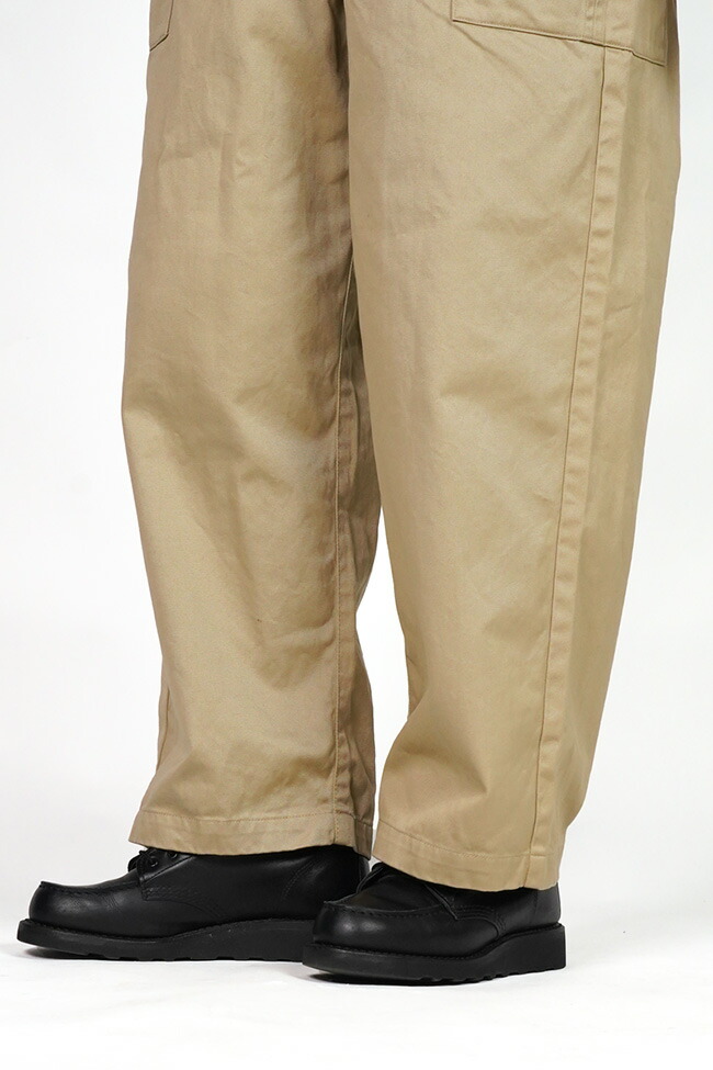 homspun 高密度ウェポンひもワイドパンツ キャメル F 定価2.4万