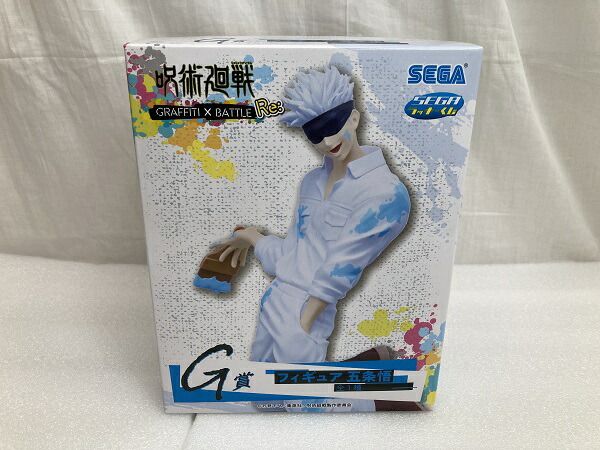 呪術廻戦 五条悟 呪術廻戦 セガラッキーくじ G賞 五条悟 缶