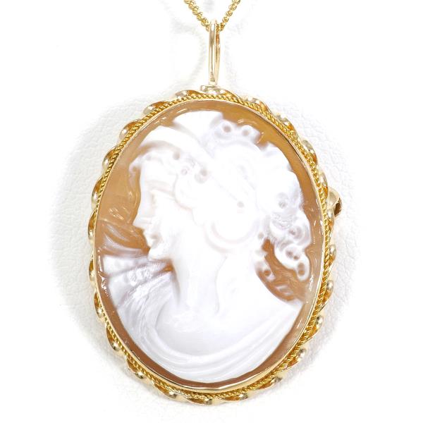 k14 カメオブローチ ネックレストップ cameo 585 アンティーク 【公式