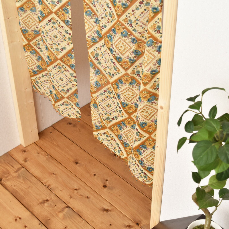 専用 6枚組）☆インド綿☆「パッチワークのれんOH85・150」 専用 6枚