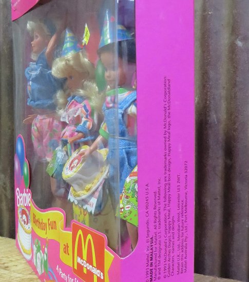 楽天市場】Barbie マクドナルドでのバービーの誕生日の楽しみ
