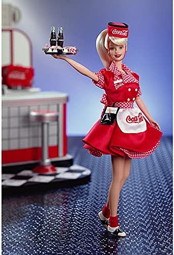 コカ・コーラ えくぼ Barbie レア バービー Coca-Cola アメリカ 楽天