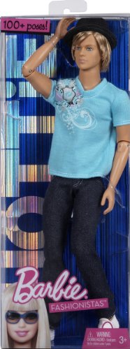 楽天市場】バービー ファッショニスタ ケン ホッティ : ワールド