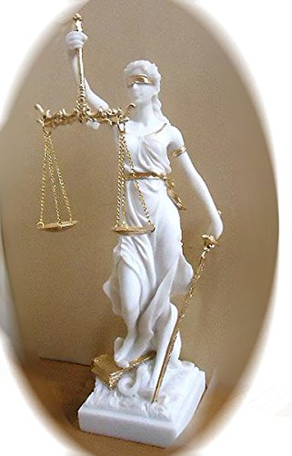 楽天市場】正義の女神 テミス彫像；大理石風キャスト彫刻 法律の正義を