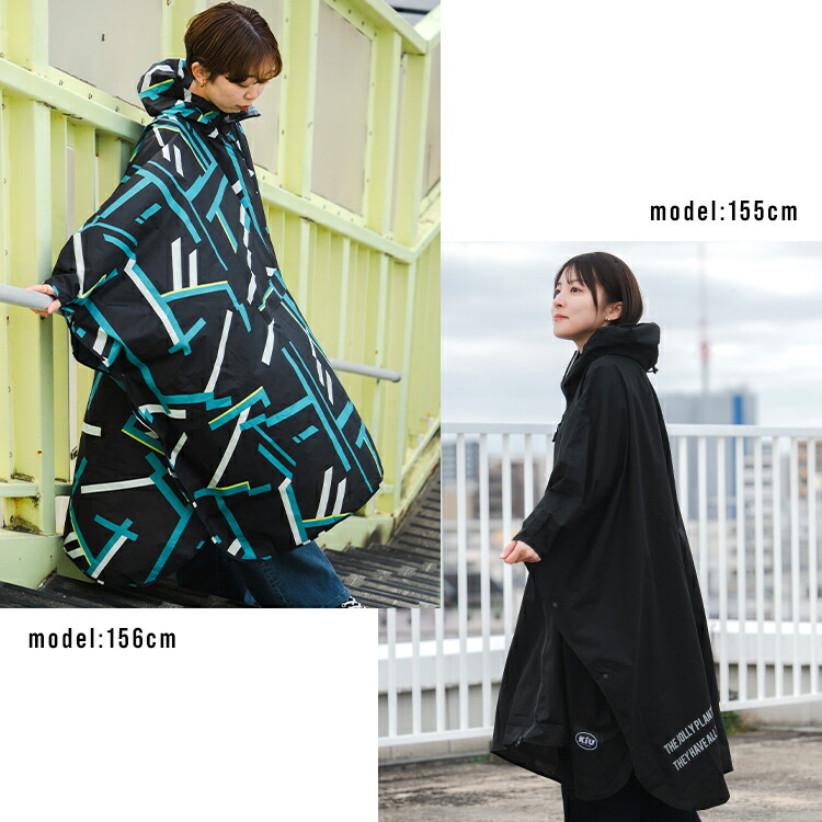 X: ファッション MAN WITH A MISSION MWAM KiU賞 レインポンチョ