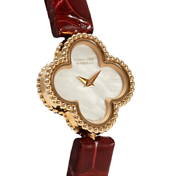 ヴァンクリ スウィートアルハンブラウォッチ 替えベルト 白 ヴァンクリ