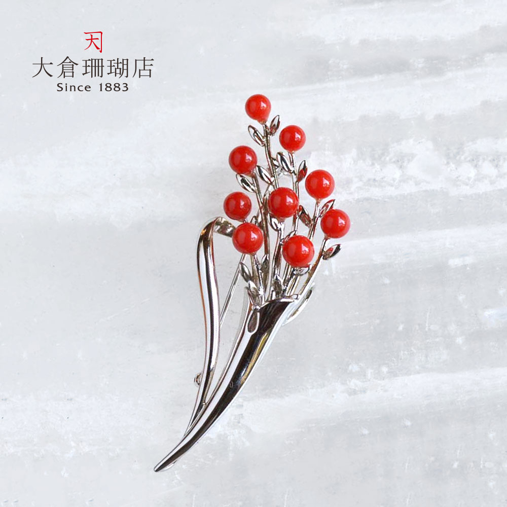 本赤珊瑚 ブローチ、彫刻、帯留 78g 東Y7-0217☆2Fトヒニ 【公式通販】