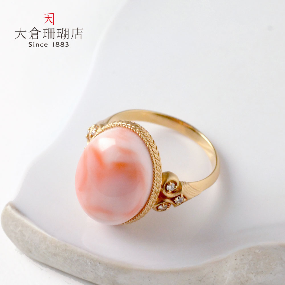 楽天市場】【全品ポイント5倍】深海珊瑚 リング 指輪 サンゴ さんご