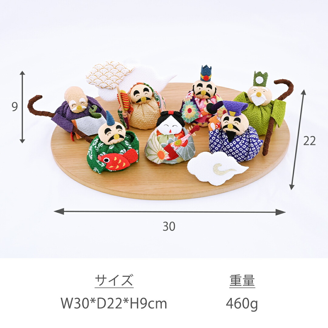 楽天市場】【七福神 置物 かわいい 開運 七福神飾り 縁起物 正月飾り