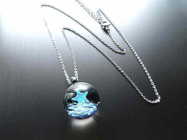 S】ガラスの小宇宙 オパールリング ペンダント ブレスレッド S