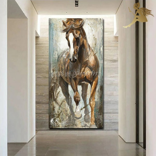 油絵 馬 Yahoo!オークション - 白崎明【馬三頭】油彩画 F8号(45.5cmx38cm