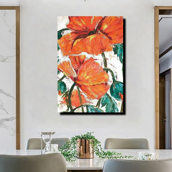 押し花アート【タテ54cm×ヨコ45cm】 油絵風作品 お値引き価格】訳あり