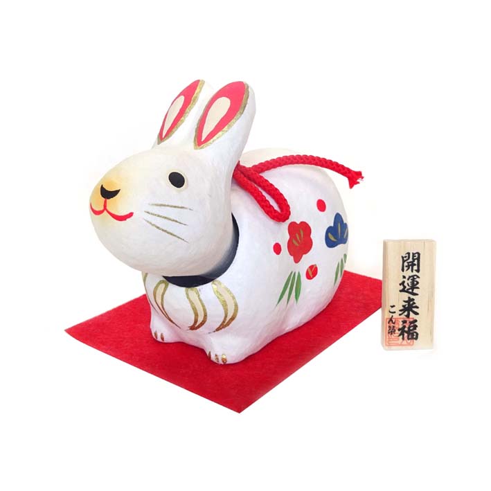 楽天市場】首振り 幸福卯 2号【干支の置物】【干支 うさぎ】【うさぎ