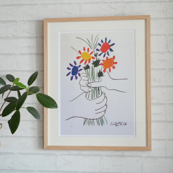 楽天市場】『幅42.5cm アートフレーム ピカソ Le Bouquet』 名画
