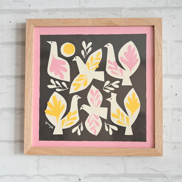 楽天市場】ポストカードおまけ付き『アートフレーム 切り絵 YUYA BIRDS