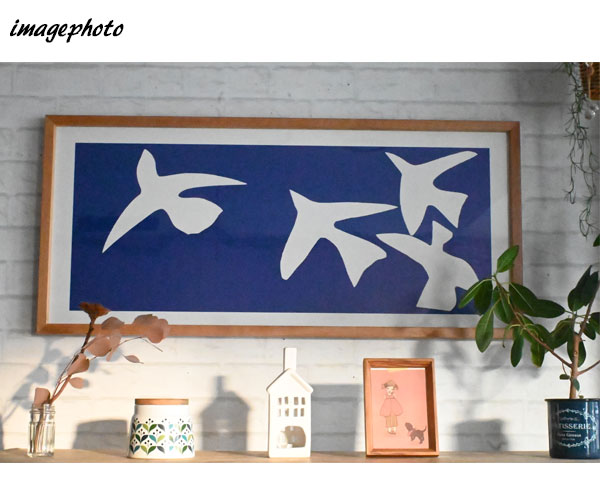 楽天市場】『アートフレーム アンリ・マティス Les oiseaux,1947』名画