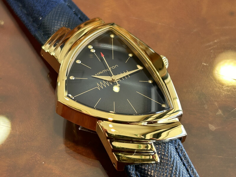 極美品✨ ハミルトン ベンチュラ 腕時計 レザーベルト レディース 極美