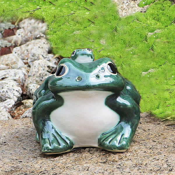 楽天市場】【今だけ限定10%OFFクーポン配布中】信楽焼 6号青蛙 縁起物