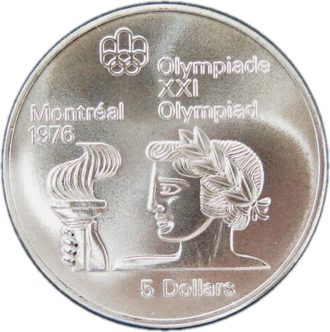 モントリオールオリンピック カナダ 記念銀貨 モントリオール五輪