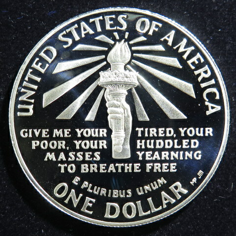 楽天市場】【プルーフセット】アメリカ 自由の女神 1ドルプルーフ銀貨