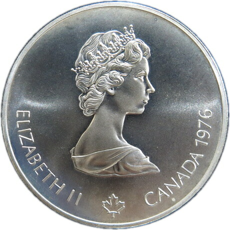 6枚セット モントリオールオリンピック 1976年 5ドル カナダ シルバー