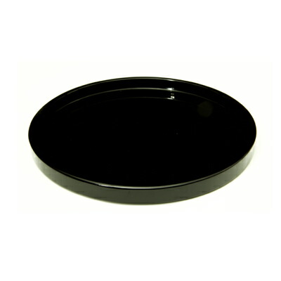 漆器 菓子鉢 平鉢 トレー 丸盆 深め ブラック 無地 工芸 漆器 菓子鉢