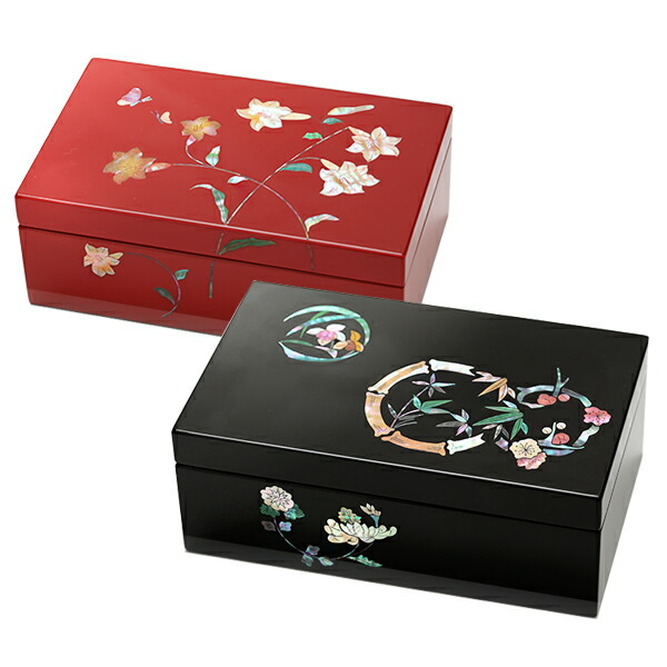 山田平安堂 蝶に花文箱 レターサイズ対応 山田平安堂 海外の