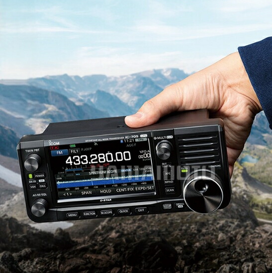 楽天市場】アイコム(ICOM) IC-705 10W HF/50/144/430MHzオールモード