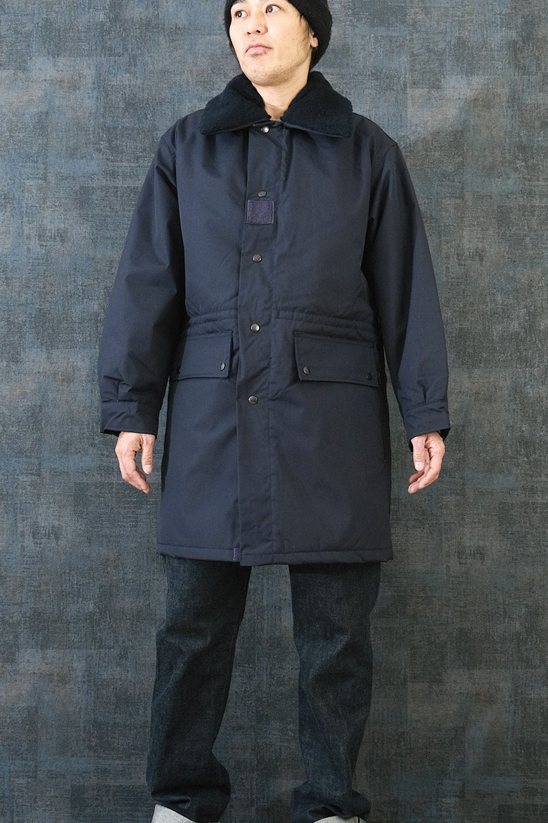 楽天市場】フランス軍 AF ウォータープルーフ 中綿入りコート ネイビー