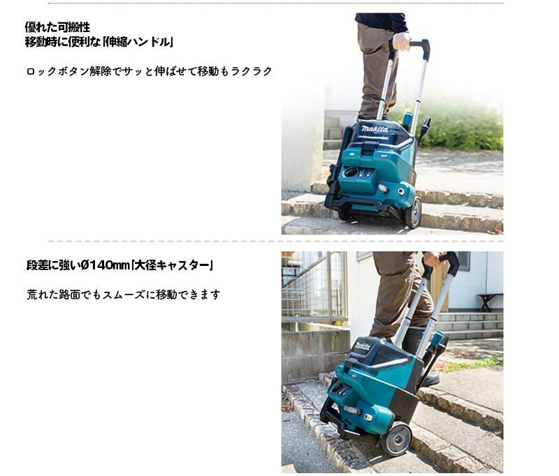 楽天市場】【正規店】 マキタ 充電式高圧洗浄機 MHW001GZ 40V 本体のみ