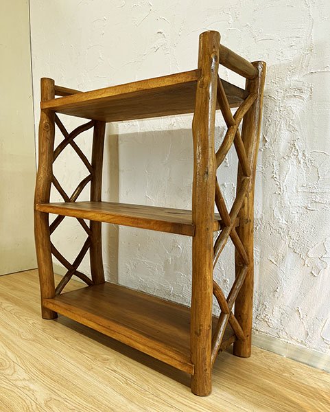 楽天市場】☆レビューで特典☆アジアン家具 木製 バリ ♪AR 2段