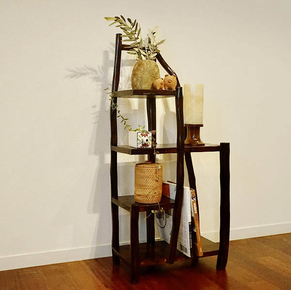 アジアンヴィンテージ 飾り棚 アジアン家具 バリ インテリア 飾り棚