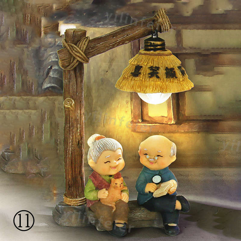 楽天市場】置物 仲良し 老夫婦 ほっこり ニコニコ笑顔 おじいちゃん