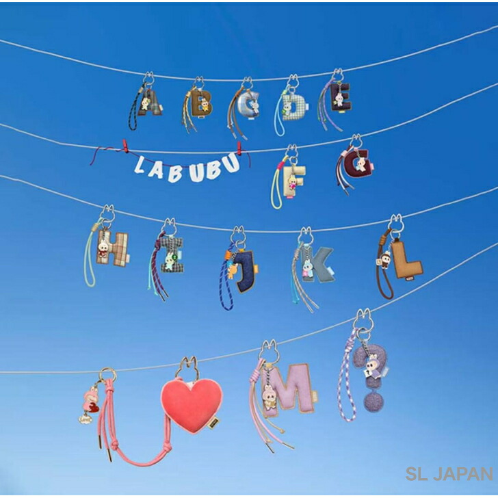 ラブブ LABUBU PIN FOR LOVE イニシャルアルファベット セット PIN FOR