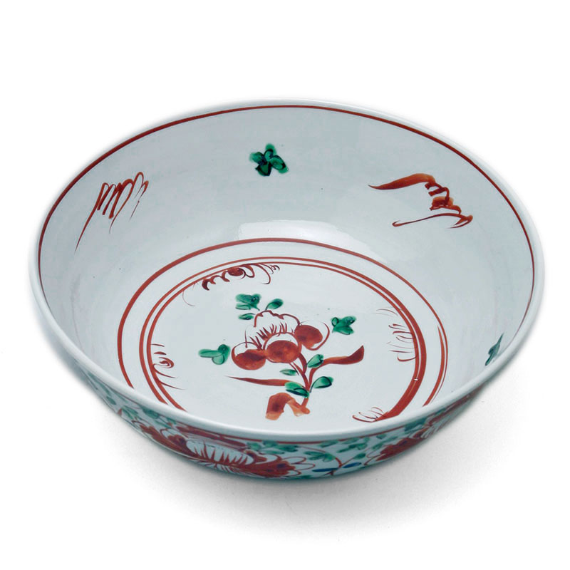 楽天市場】九谷焼：呉須赤絵牡丹文大鉢・正木春蔵《大鉢・23.0cm