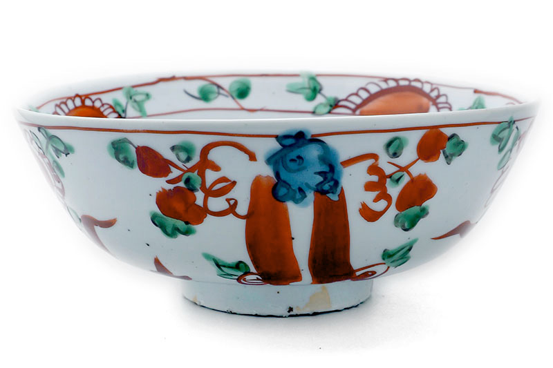 楽天市場】九谷焼：呉須赤絵魁字鉢・須田菁華《大鉢・盛鉢・20.5cm