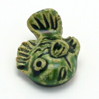 shuiyemikioです。魚 織部焼 箸置 shuiyemikioです。魚 織部焼 箸置