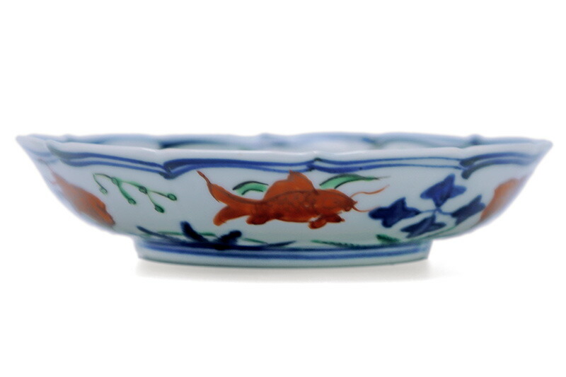 楽天市場】九谷焼：萬暦赤絵竜文皿・須田菁華《小皿・13.0cm》 : 和