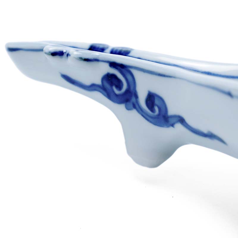 楽天市場】九谷焼：染付琵琶形向付・正木春蔵《小鉢・19.4cm》 : 和