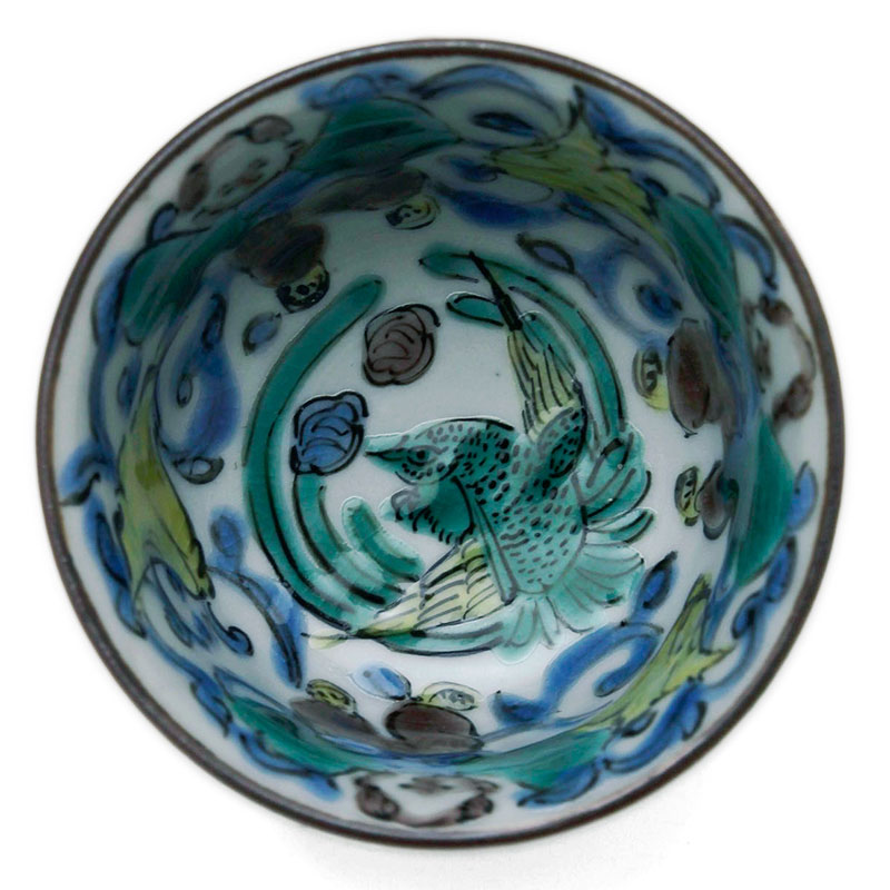 楽天市場】九谷焼：吉田屋唐子図ぐい呑・須田菁華《盃》 : 和食器の