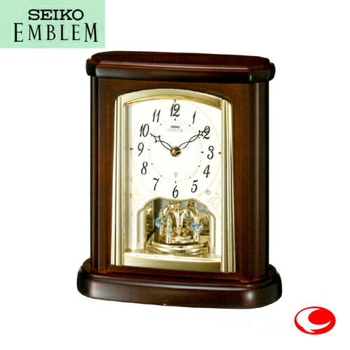 未使用 置時計 セイコー HW468B EMBLEM 置時計 SEIKO 未使用 置時計
