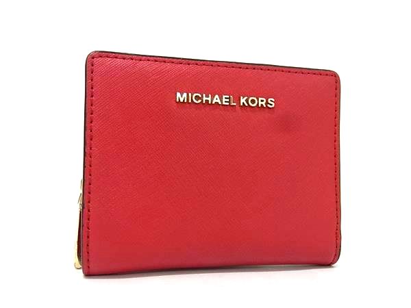 楽天市場】マイケルコース 財布 二つ折り（カラーレッド）（財布