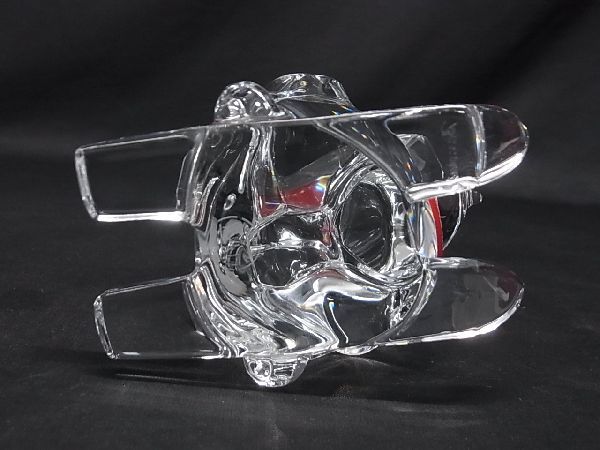 Baccarat バカラ クリスマス オブジェ 置き物 スノーマン クリア