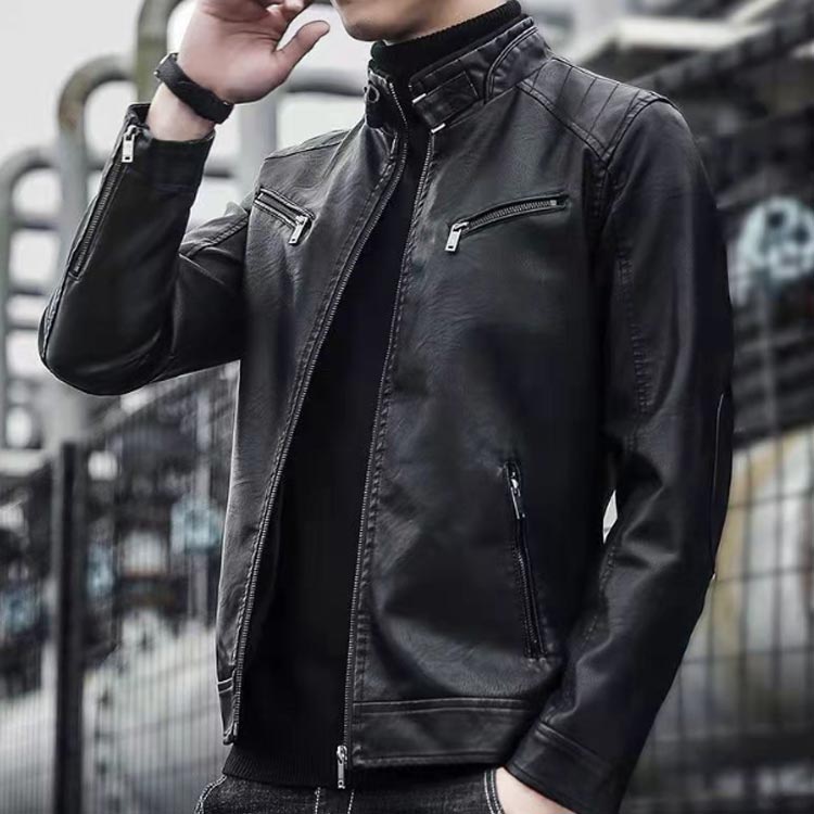 楽天市場】PUレザージャケット ライダースジャケット 革ジャン メンズ