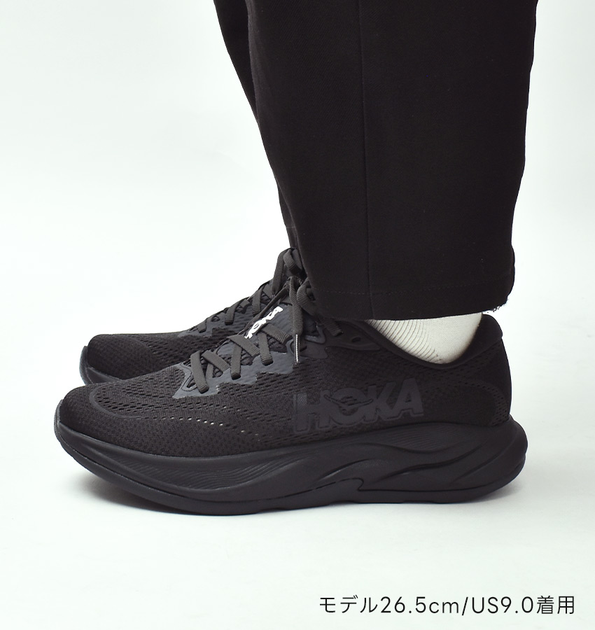 楽天市場】ホカ リンコン 4 HOKA スニーカー メンズ ブラック 黒