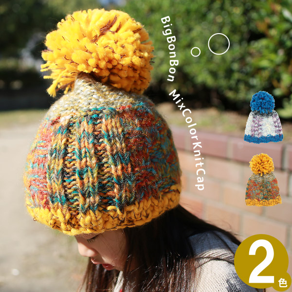 楽天市場】ニット帽 ボンボン [メール便可] スキー スノボ 防寒 子供用